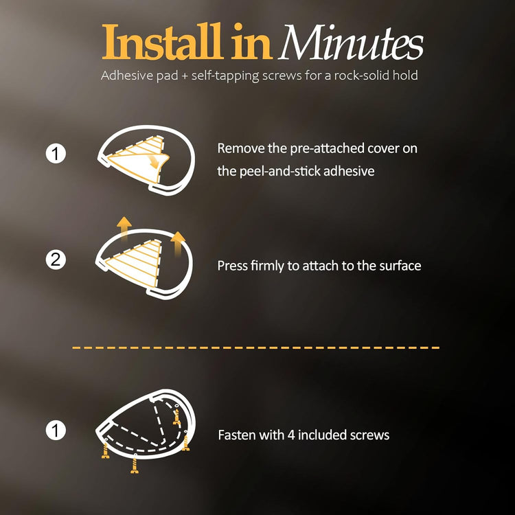 Mount-on Cabinet Jar Opener for Weak Hands,Seniors with Arthritis,Double U Shaped Grooves Grip Bottle Opener for Any Size Lid,304 Stainless Steel One-Handed Can Opener Tool for Home Assistance,White