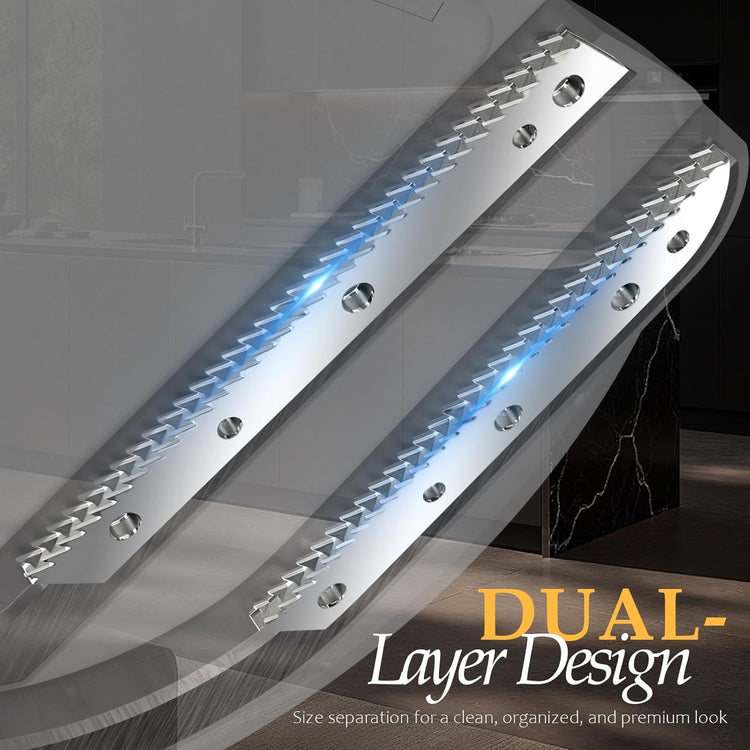 Mount-on Cabinet Jar Opener for Weak Hands,Seniors with Arthritis,Double U Shaped Grooves Grip Bottle Opener for Any Size Lid,304 Stainless Steel One-Handed Can Opener Tool for Home Assistance,White